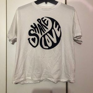 Urban Outfitters Share Love tshirt